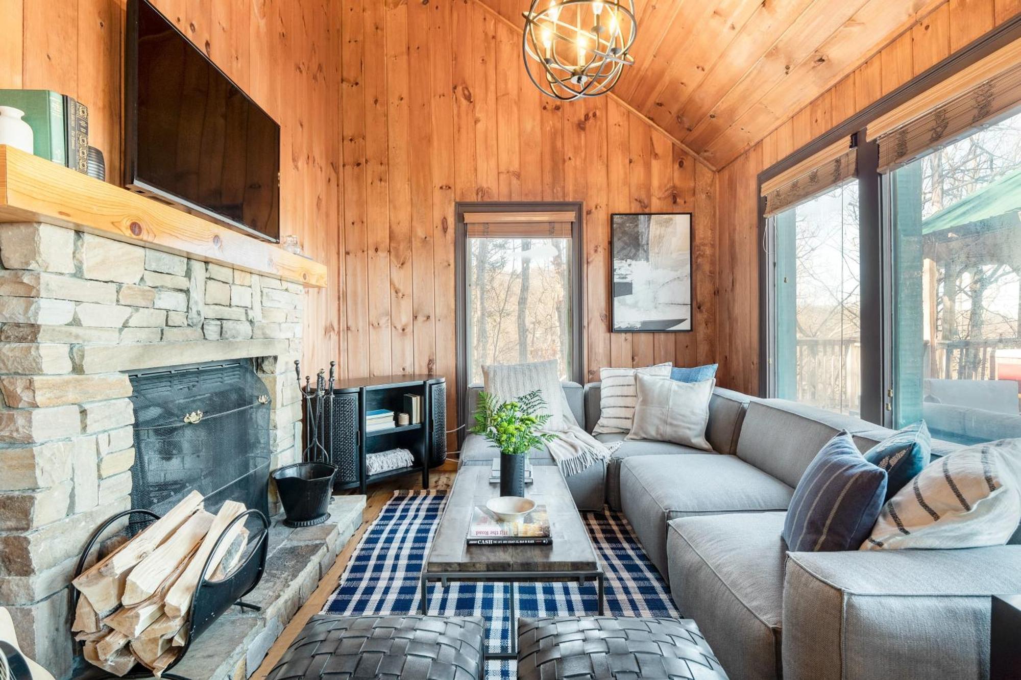 Fontana By Avantstay Gorgeous Mountain Cabin W Views Hot Tub Game Room Gatlinburg Dış mekan fotoğraf